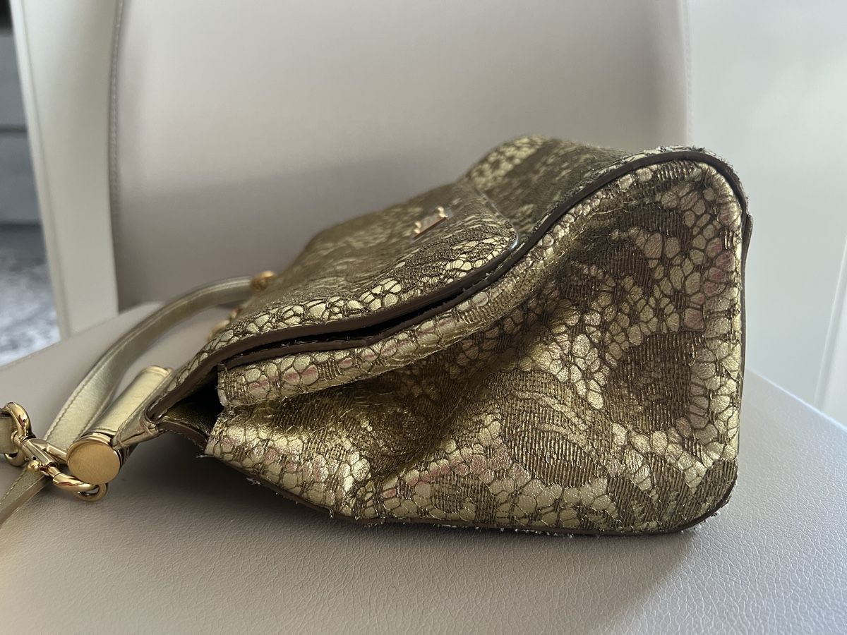 Dolce & Gabbana Taschen für Damen: Dolce and Gabanna Sicily Gold Bag – Gebraucht aus Châtelaine von Veradat 3