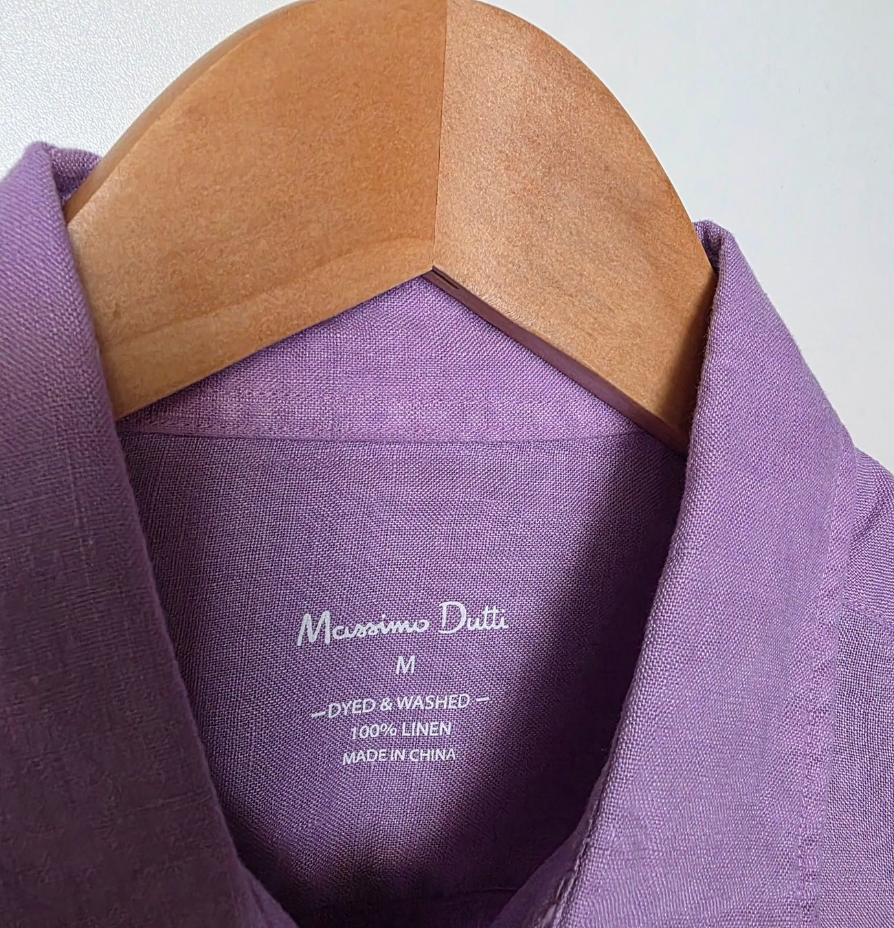 Massimo Dutti Camicie: Massimo Dutti Leinenhemd Flieder 100% Linen Gr. M – Usato da Interlaken venduto da NataliiaS 3