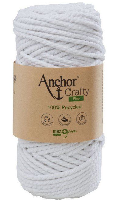 Lana: Anchor Crafty Garn, 100% Recycelt, Macramee, Stricken, Häkel – Nuovo (secondo la descrizione) da Rüegsau venduto da Tausendfreund