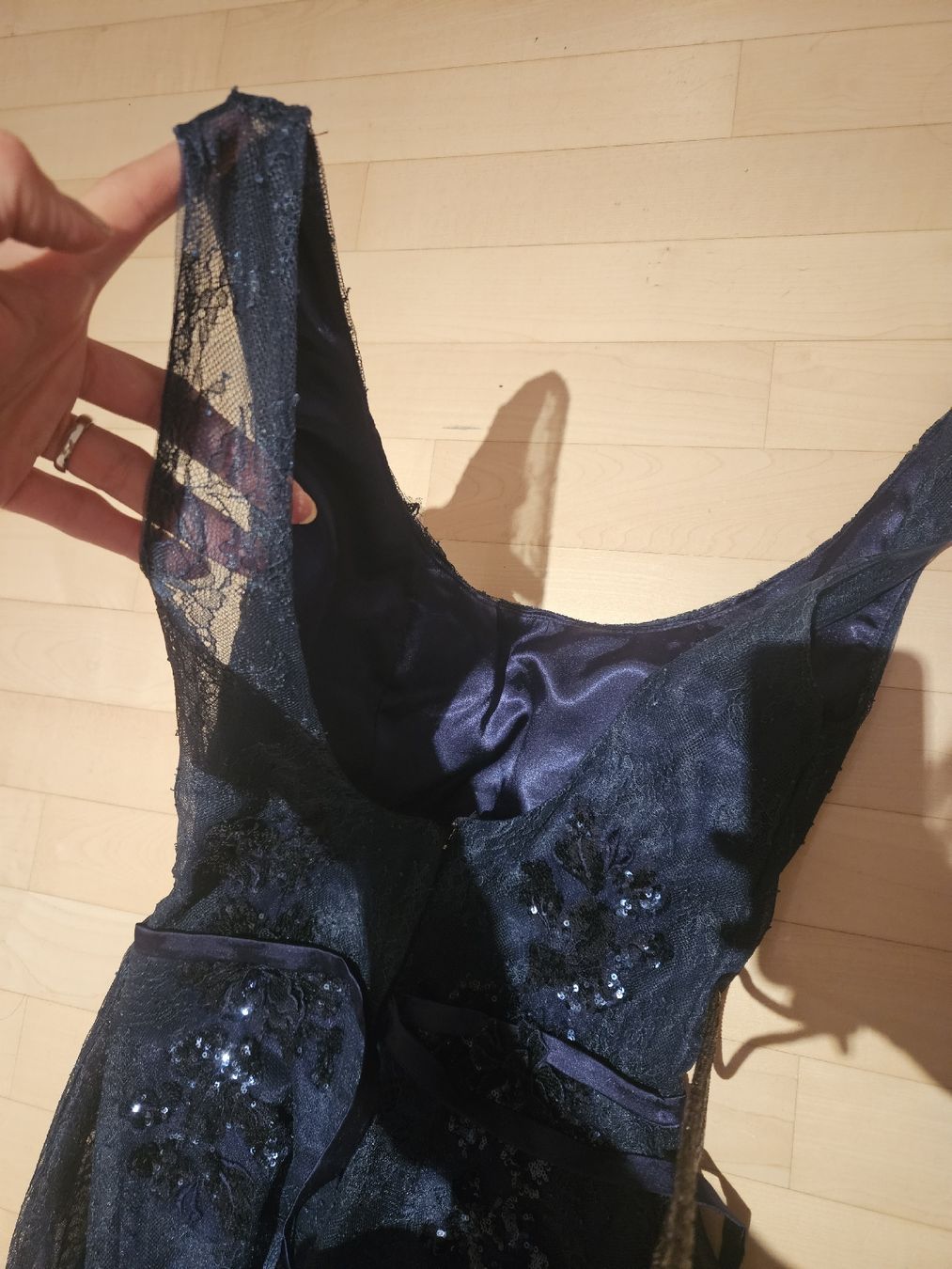 Vestiti: Abendkleid blau Spitze Grösse 38 – Nuovo (secondo la descrizione) da Zürich venduto da lejale01 9