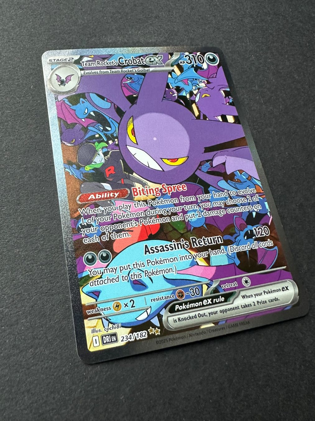 Pokémon Carte collezionabili: Pokémon Karte TeamRocket's Crobat ex – Usato da Zug venduto da Supervamp 4