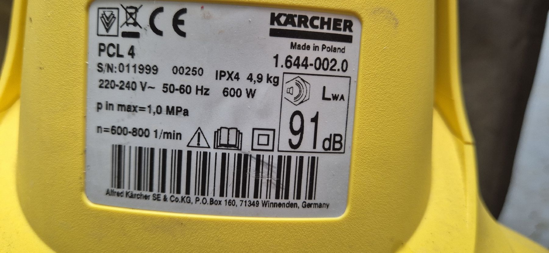 Tutte le macchine: KÄRCHER PCL4 Terrassenreiniger – Usato da Grenchen venduto da HZG. 4