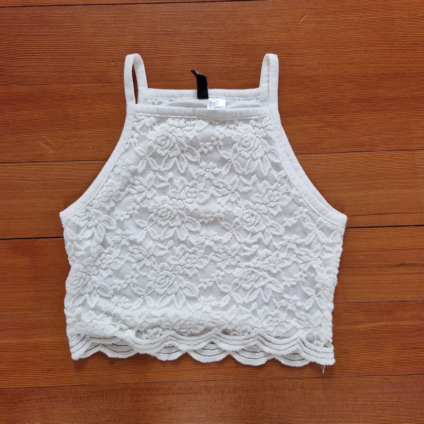 H&M Top: Top mit Spitze von H&m Gr. S – Usato da Muttenz venduto da bebbi523