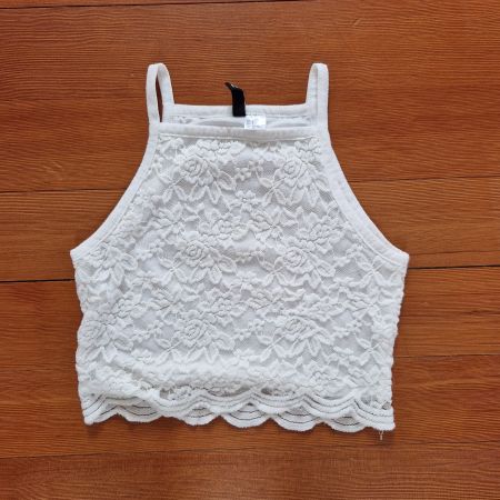 Top mit Spitze von H&m Gr. S