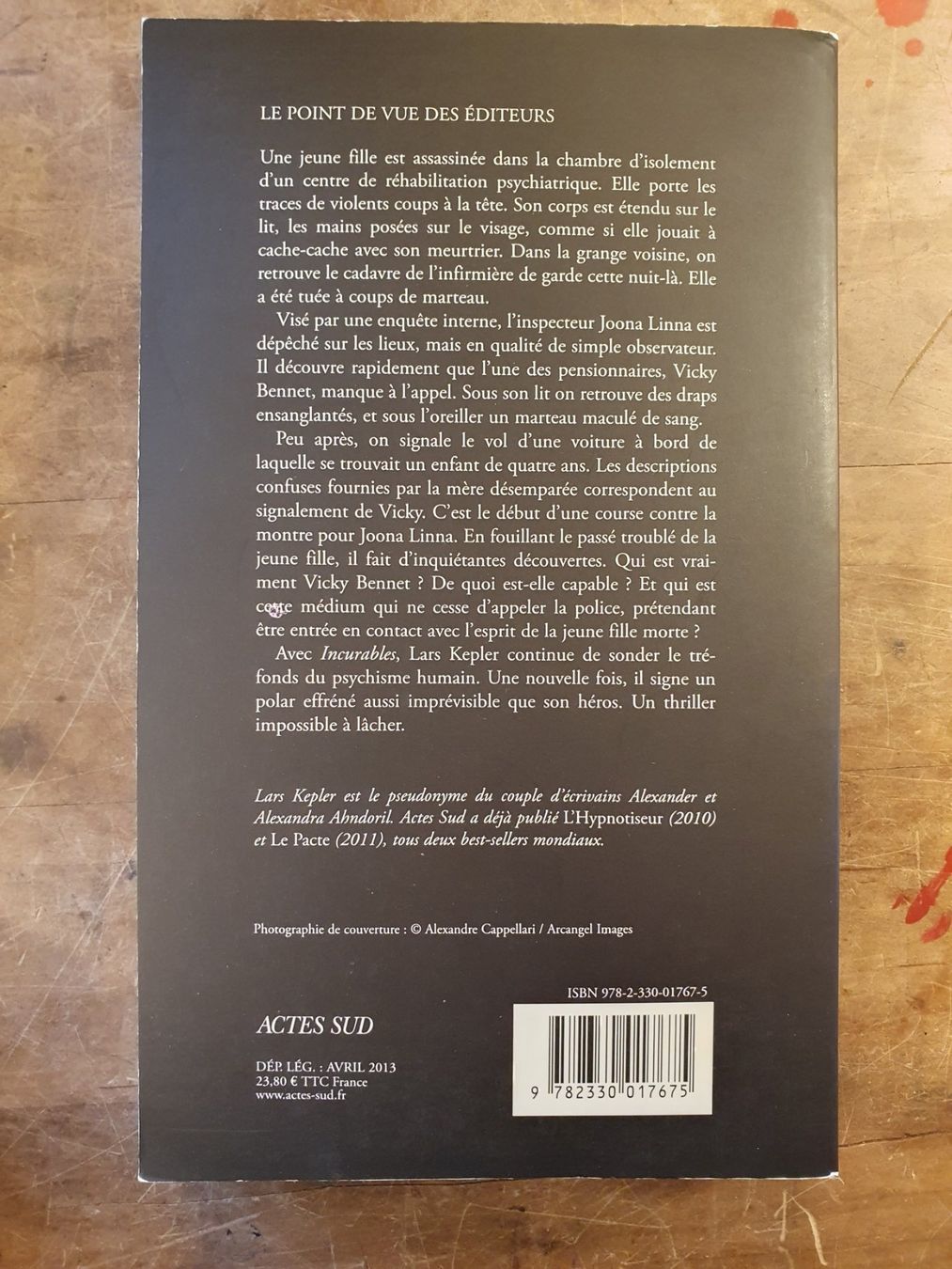 Libri: Lincurables - Lars Kepler - Actes – Usato da Zürich venduto da loosebone 9