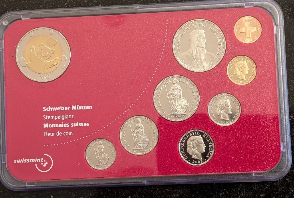 Tutti le monete: Münzsatz Baby 2003 stgl – Nuovo (secondo la descrizione) da Arch venduto da moneyswiss 3