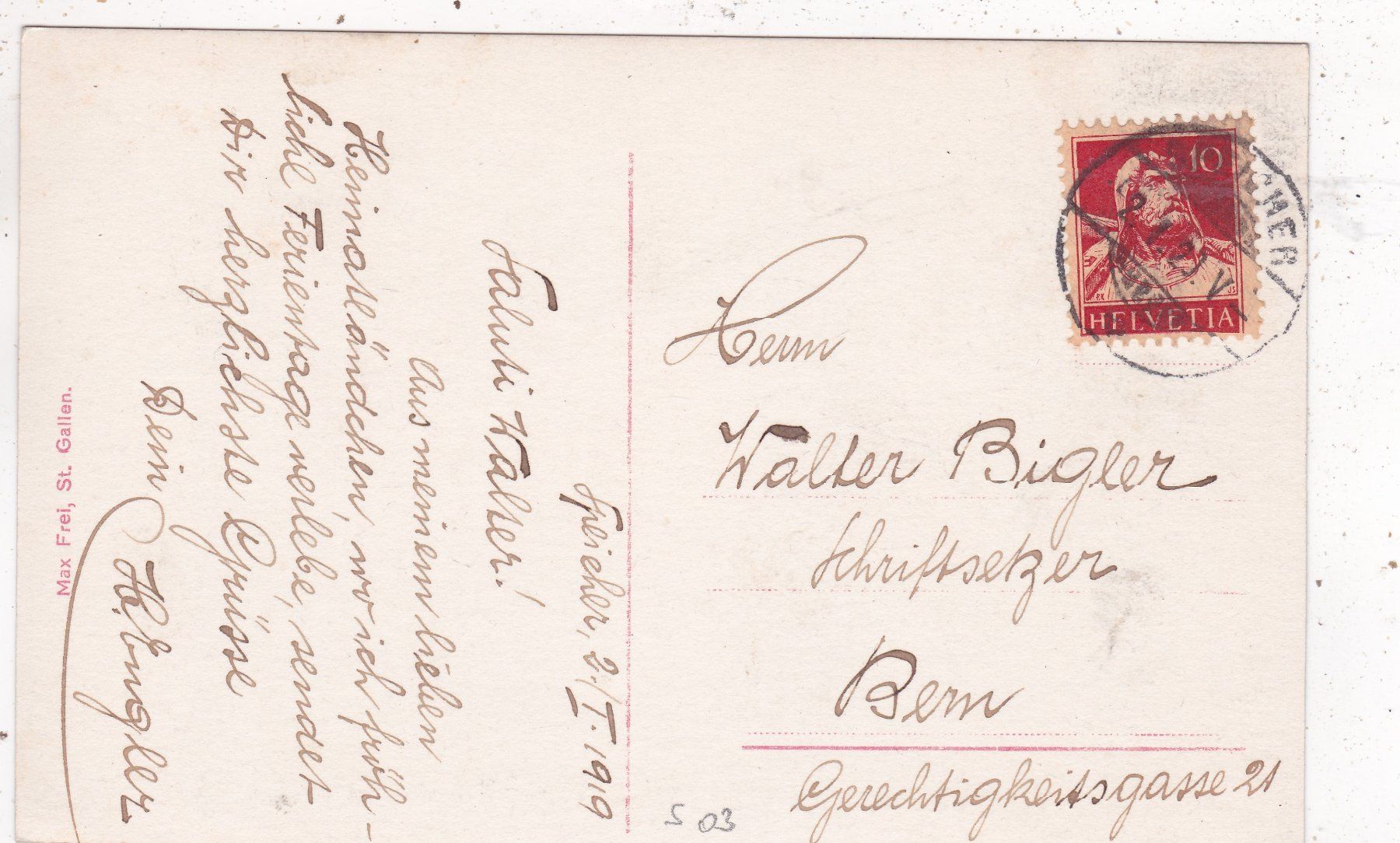 Cartoline postali: Altmann 1920 – Usato da Herisau venduto da Lisegrat2008 1