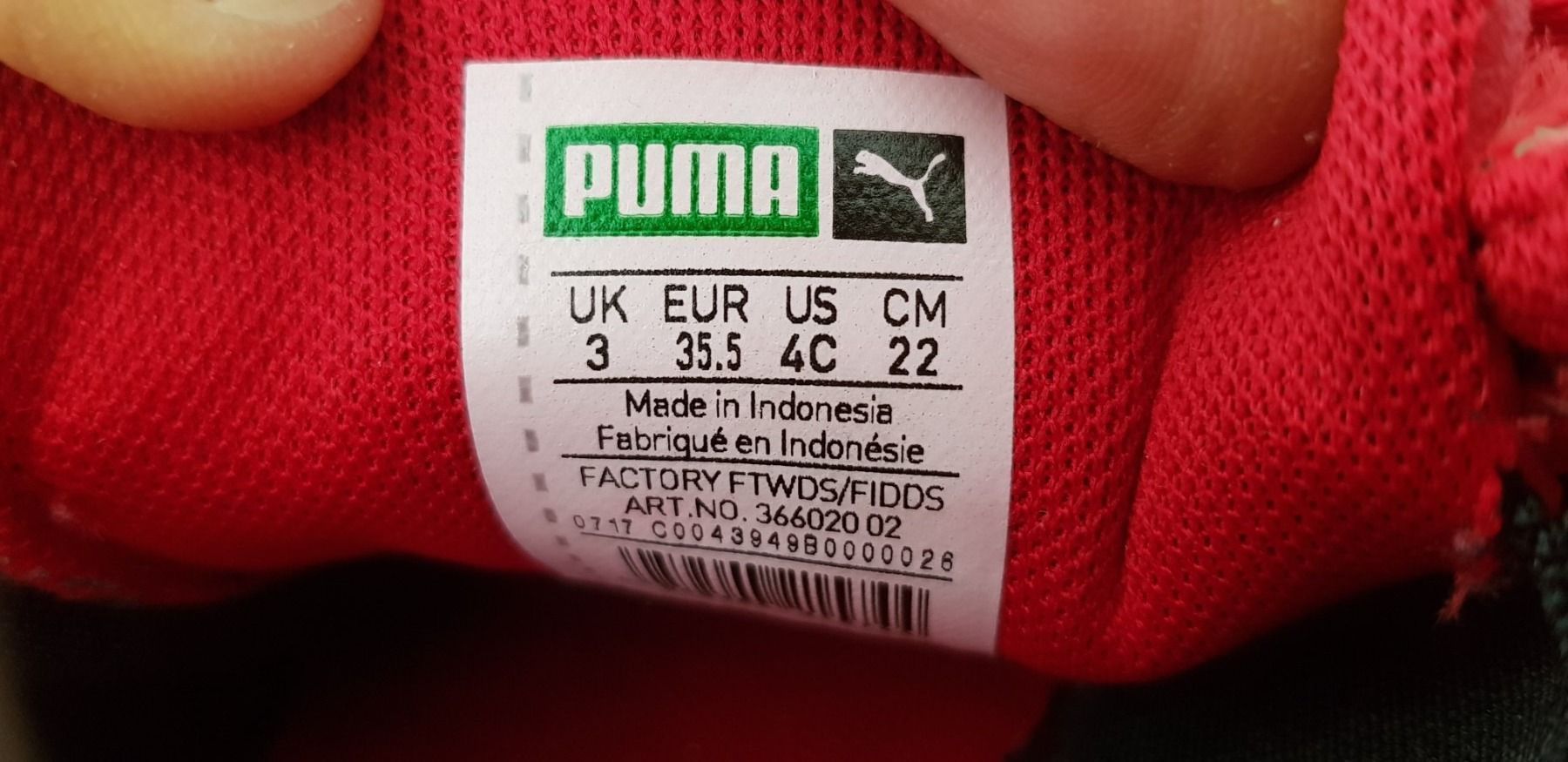 Puma Scarpe per ragazze: PUMA Turnschuhe rot gr. 35,5 – Usato da Mezzovico venduto da maemy 5