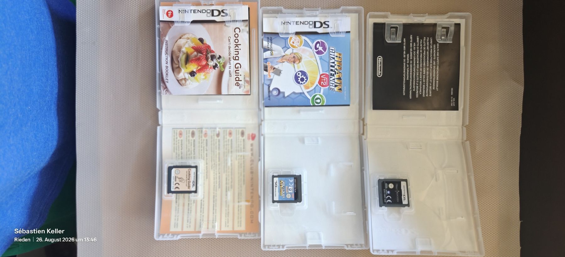 Nintendo Spiele: Nintendo DS Spiele: Hell's Kitchen, Cooking Guide, Brain Cha – Gebraucht aus Rieden AG von Keller54 1