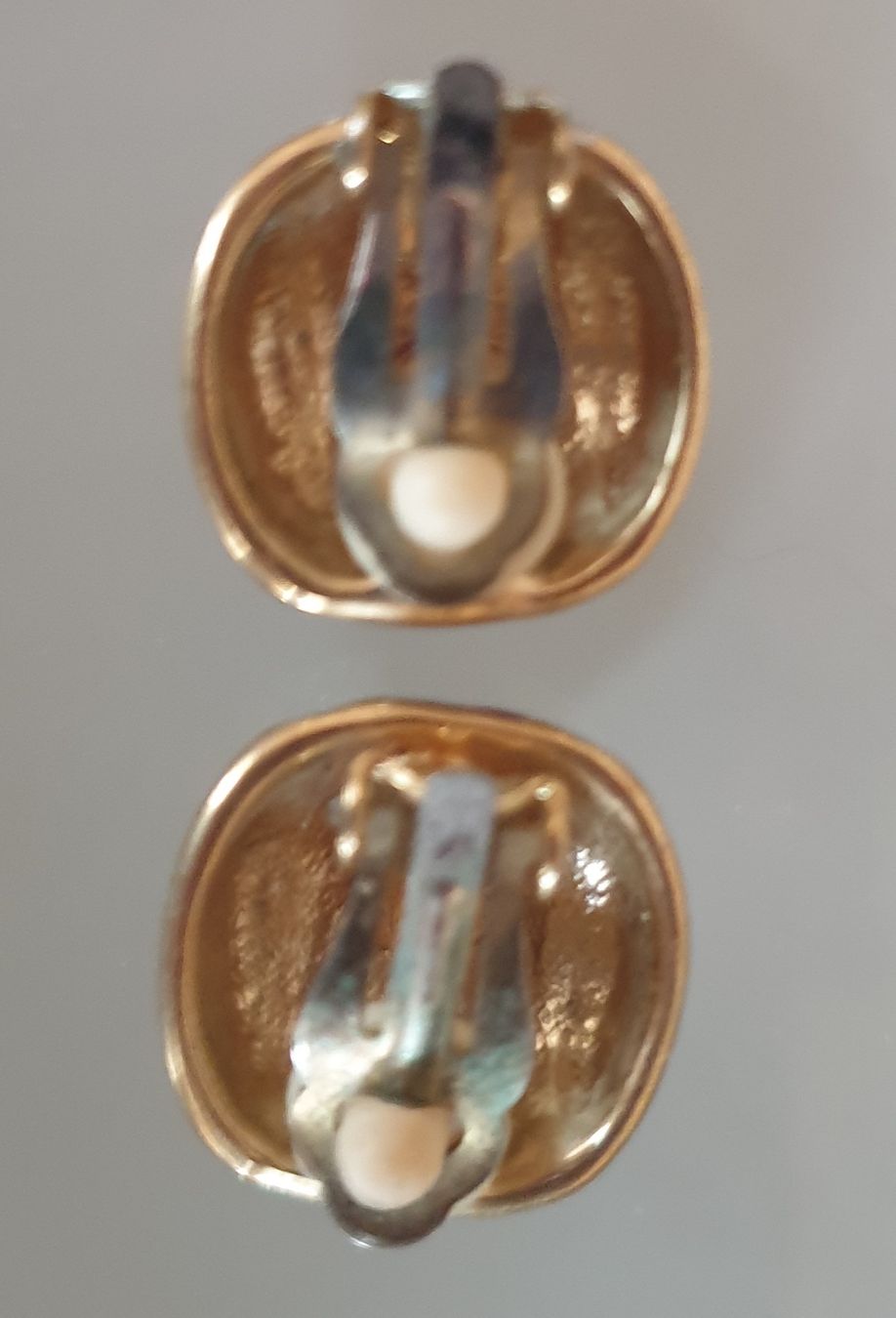 Orecchini pendenti & Orecchini a lobo: Wunderschöne Ohrclips in Gold und farbigen Steinen – Nuovo (secondo la descrizione) da Zürich venduto da bre_22v9 2