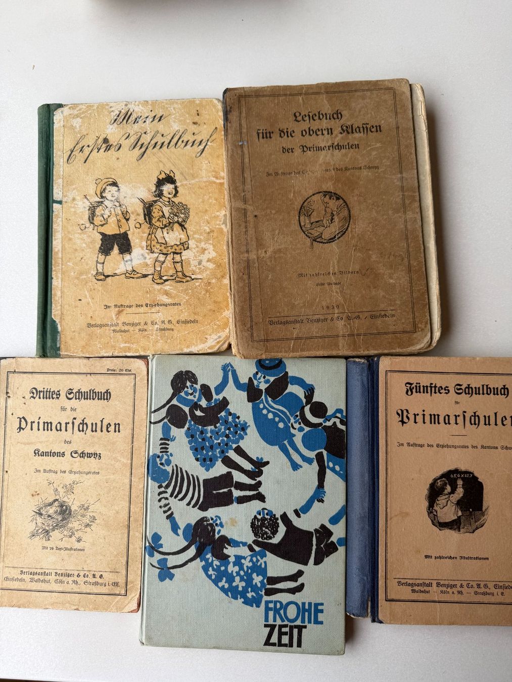 Bücher: alte Schulbücher – Gebraucht aus Pfäffikon SZ von Fam.104