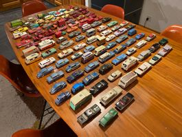 Grand lot de voitures Dinky, Corgi, Tekno etc.