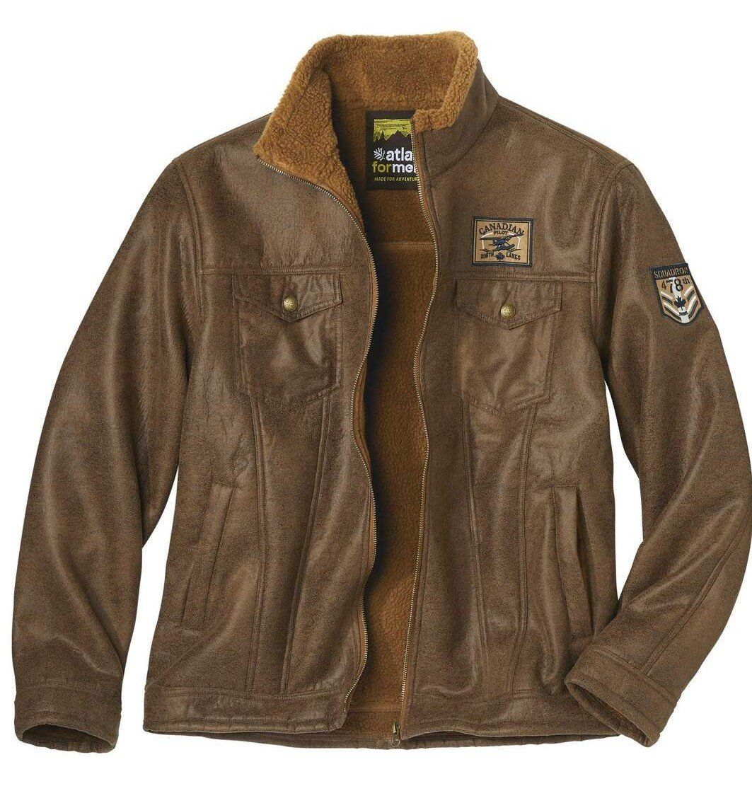 Giacche: Pilotenjacke in Wildlederoptik mit Teddyfutter Herren Gr. L – Nuovo e nell'imballaggio originale da Zollbrück venduto da Turner5 2