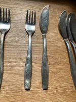 Vintage Fisch Besteck versilbert von Berndorf je 4 Stück