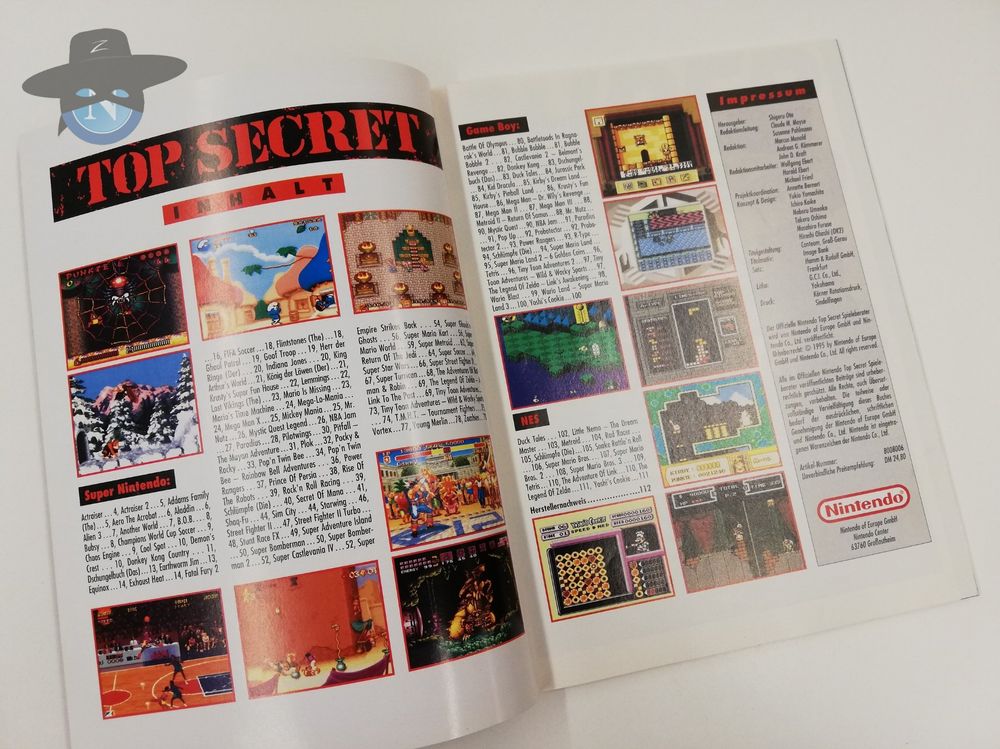 Nintendo Giochi: Top Secret - der offizielle Spieleberater NES / SNES / GB – Usato da St. Gallen venduto da zorro_dc 2