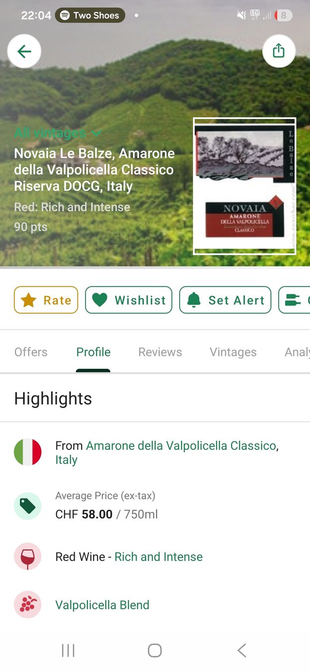 Amarone Vino: 6 Flaschen Novaia Amarone Classico Riserva 2007 – Nuovo e nell'imballaggio originale da Zofingen venduto da WouterSamwel 3