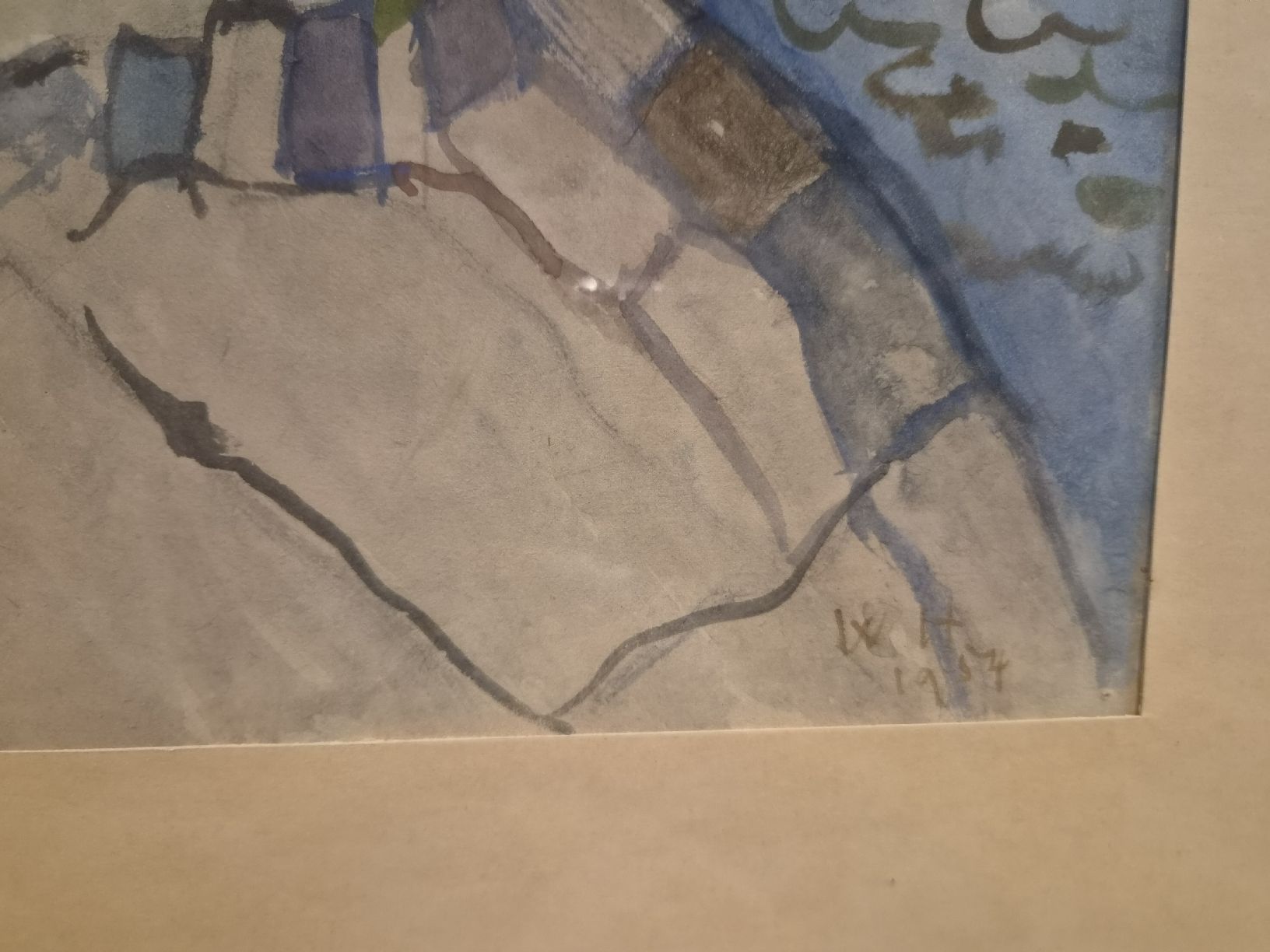 Tableaux: Aquarelle Gemälde  – D'occasion à Hauptwil par Schwertfisch24 3