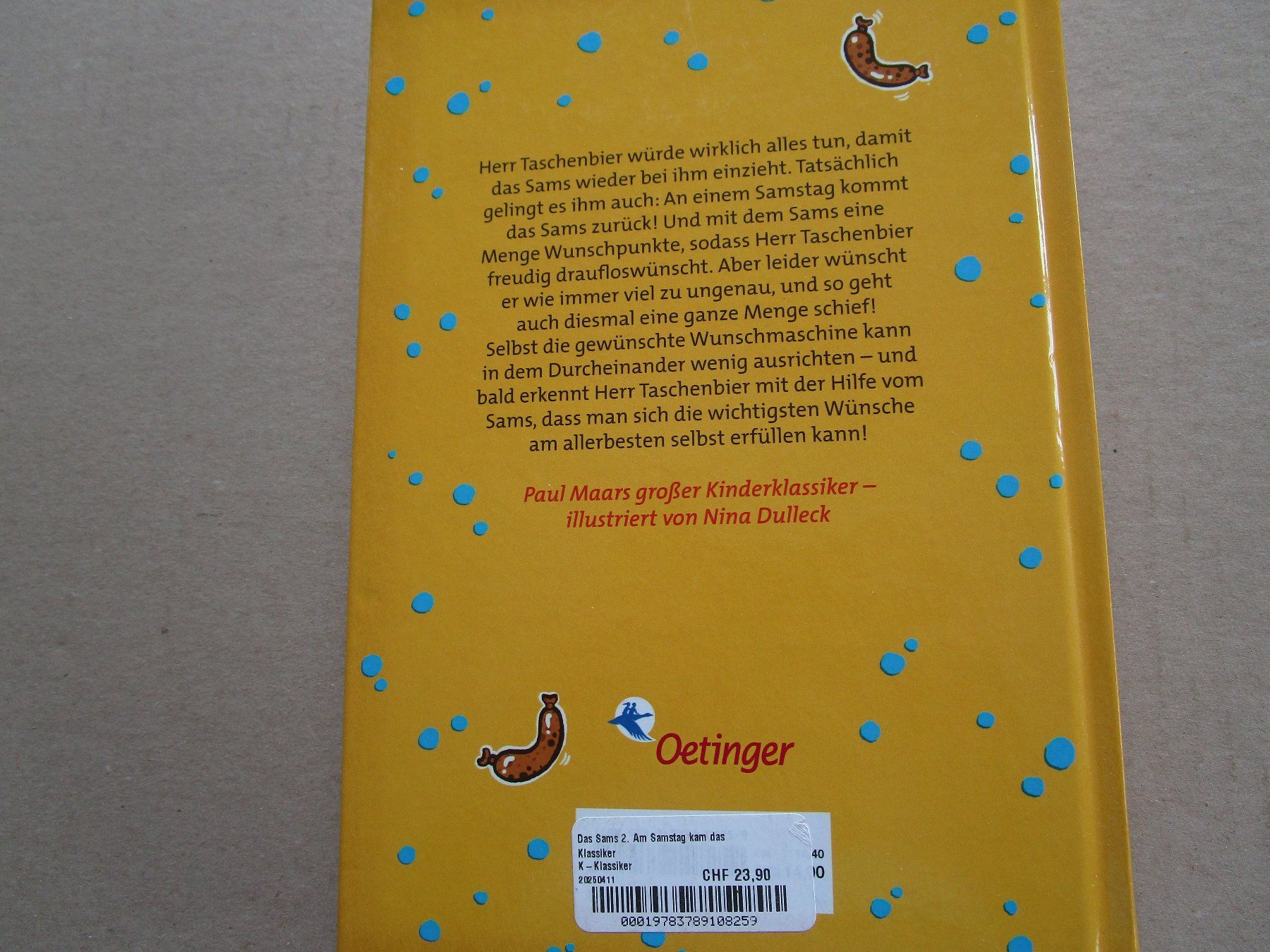 Libri: Das Sams / Kinderbuch – Usato da Grenchen venduto da Bass25 4