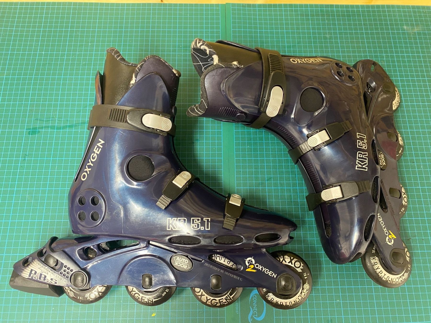Inline-Skating & Rollschuhe: Oxygen KR 5.1 Rollerblades Inline Skates Grösse 45 bis 46 – Gebraucht aus Baar von Toefflibaar