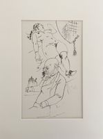 George Grosz 3 Lithos  Jugendzeit, Verzückung, An der Grenze