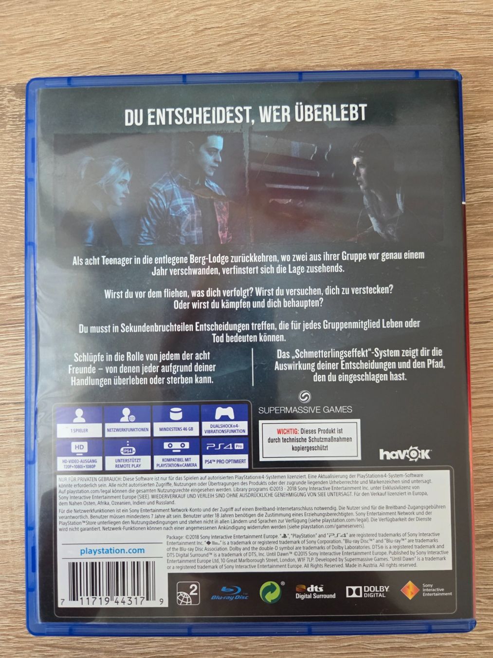 Spiele: Until Dawn (Multilanguage) - PS4 – Gebraucht aus Carouge GE von Gasco 1