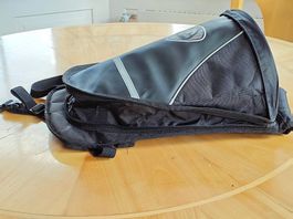 Töff Motorrad Rucksack aerodynamisch - erweiterbar