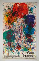 SAM FRANCIS - (1923 - 1990) LITHOGRAPHIE - ARTE, PARIS