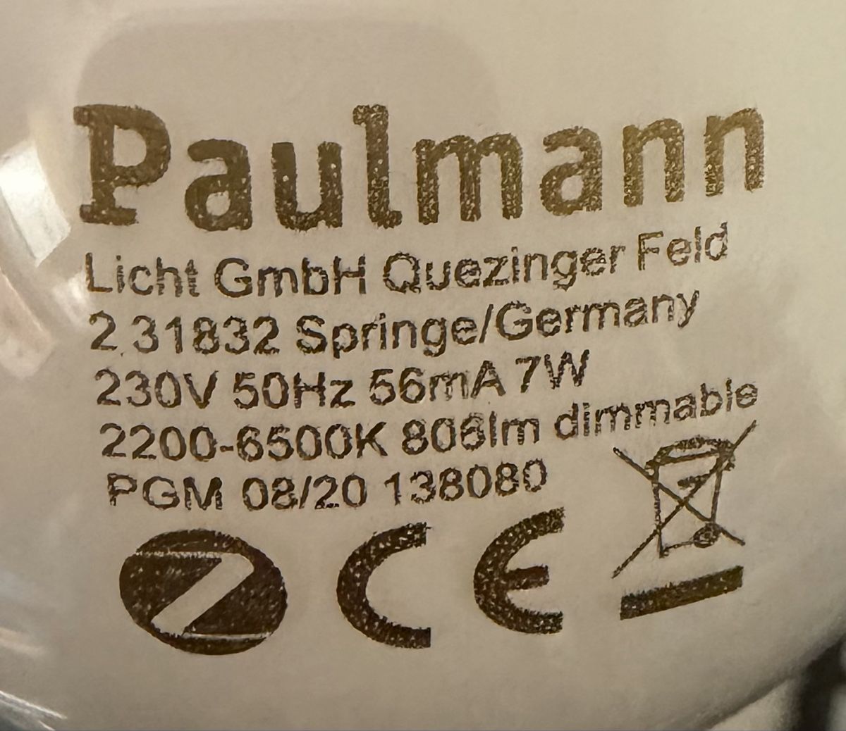 Paulmann Lampade: Paulmann LED Leuchten Zigbee dimmbar, neuwertig – Nuovo (secondo la descrizione) da Wolfhausen venduto da HelloSun03 1