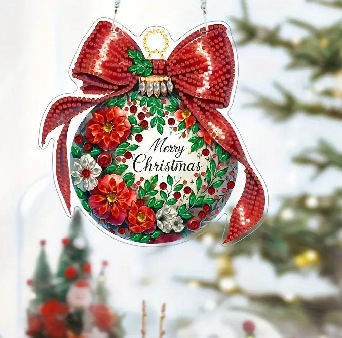 Kits de loisir créatif: Diamond Painting Weihnachtskugel – Neuf avec emballage d'origine à Obergösgen par Diamond-Painting