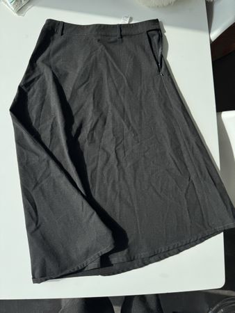 Black / dark grey Zara Basic Skirt, Gr. M