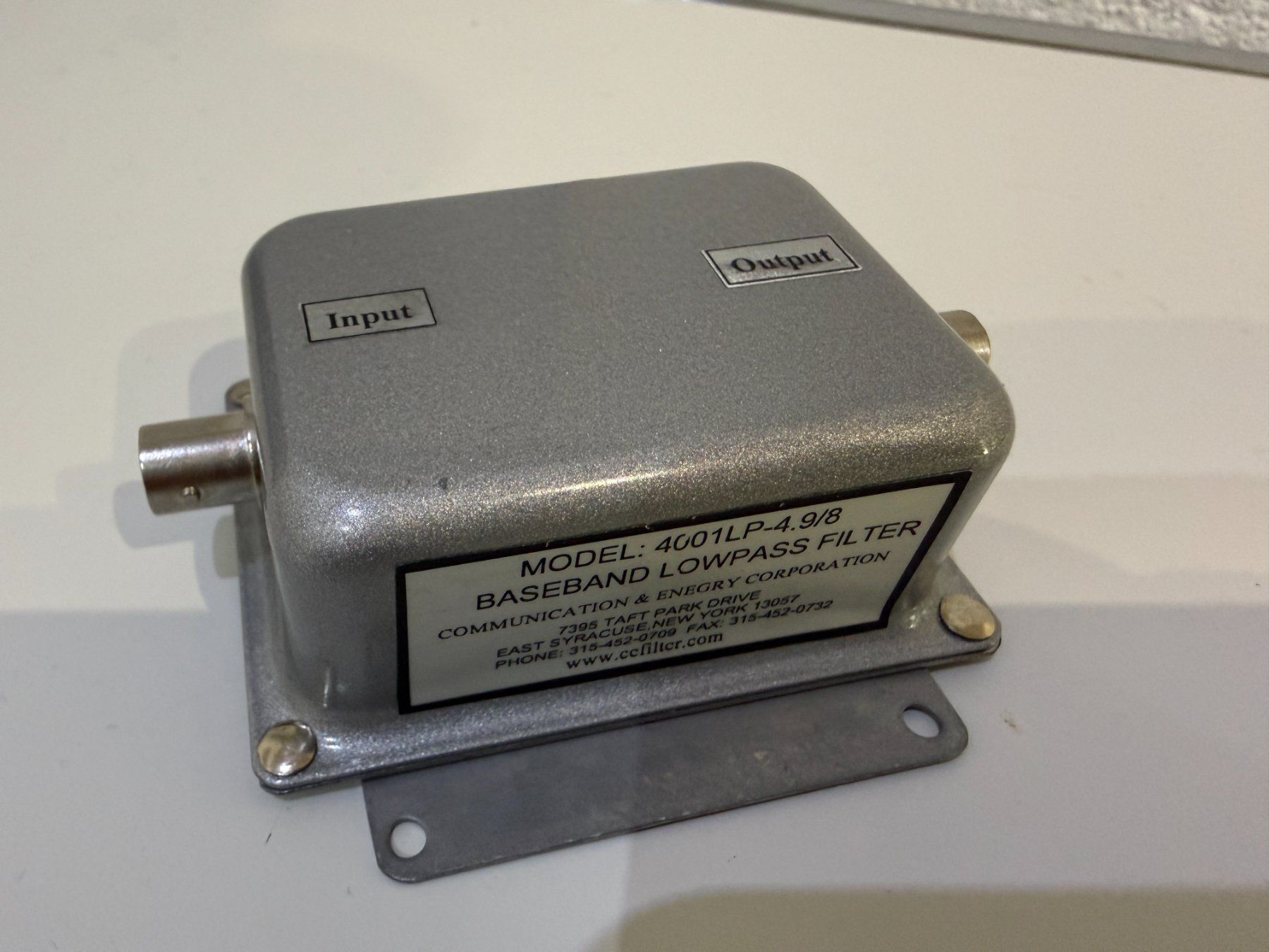 Altro Materiale elettrico: Low-Pass Baseband Filter, 4001LP-4.9/8 MHz, NEU – Nuovo (secondo la descrizione) da Unterengstringen venduto da Tnovus