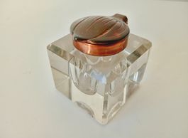 Jugendstil Tintenfass Antik – D.R.G.M. Facettenschliff