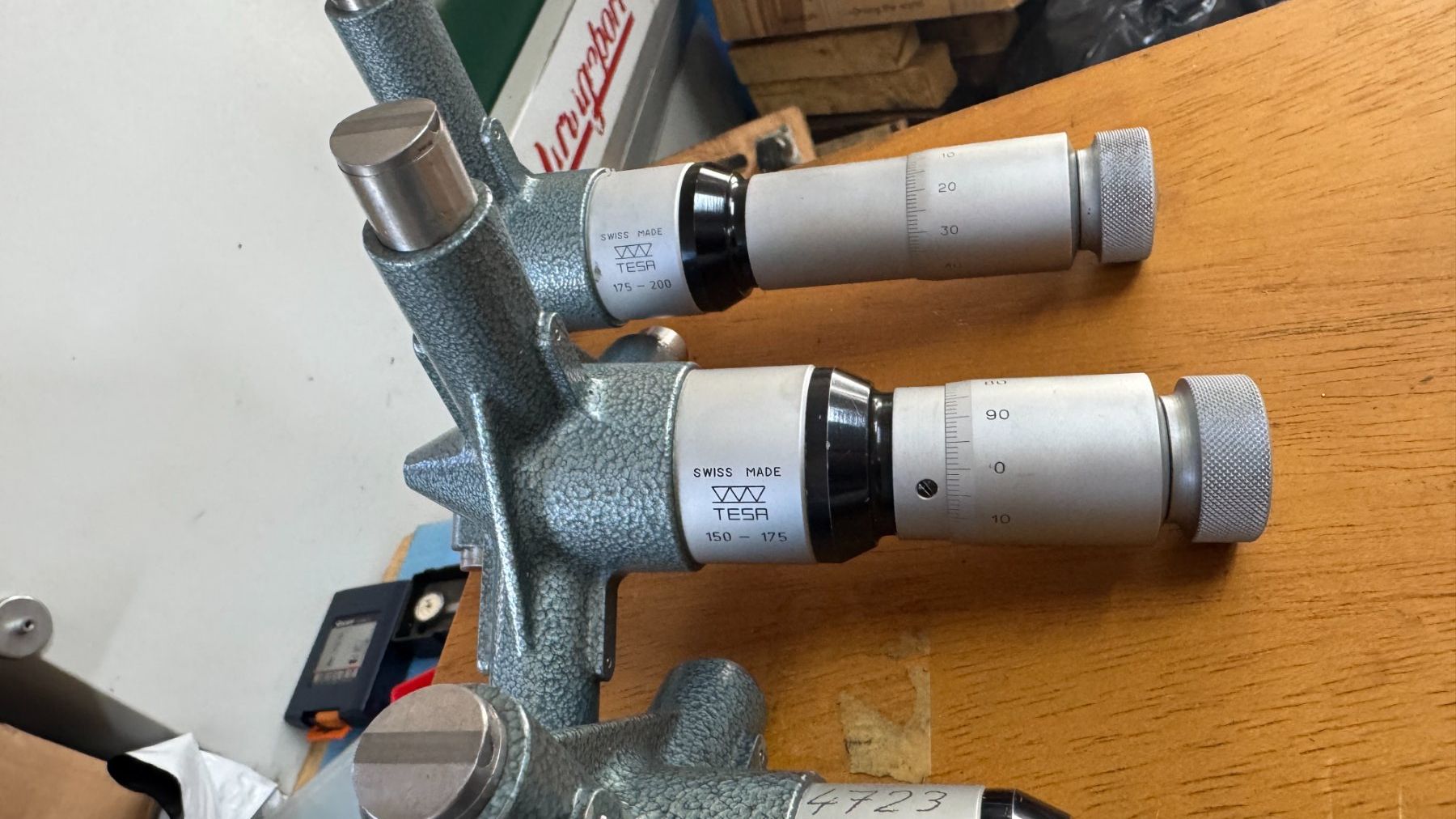 Tesa Misurare: Messmikrometer Set TESA IMICRO Swiss Made 100 -200mm – Usato da Magden venduto da Fmtech 2