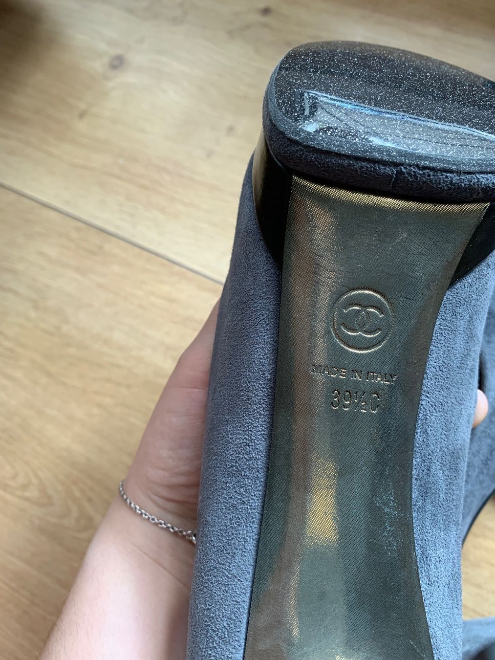 Chanel Scarpe da donna: Schuhe mit Absatz, Pumps Chanel Sandalen grey – Usato da Zell LU venduto da AliAli24 2
