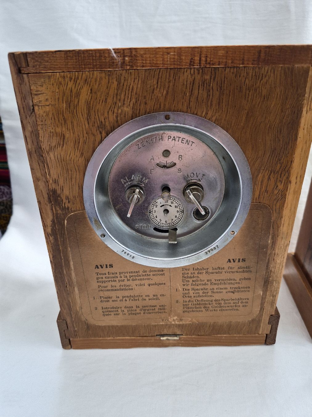 Zenith Réveils: 2 Zenith Wecker  – D'occasion à cazis par meeroo12 6