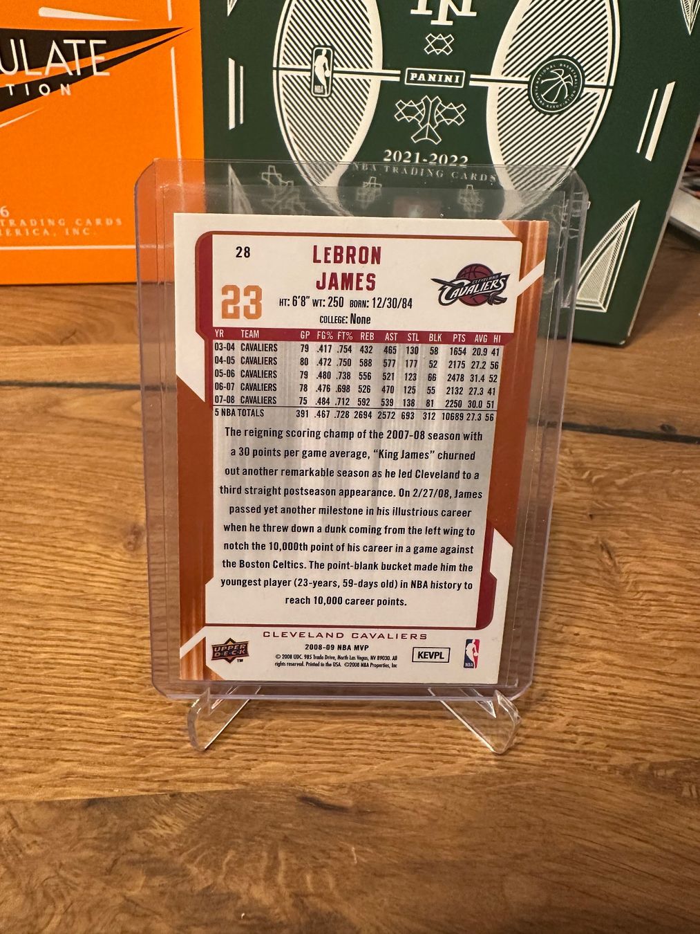 Nba Cartes à collectionner: LeBron James Upper Deck MVP – D'occasion à Vullierens par Gaara04 1