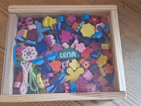 Perle (finte): Ensemble de perles en bois LENA – Usato da La Chaux-de-Fonds venduto da kellina