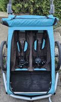 Veloanhänger für 2 Kinder