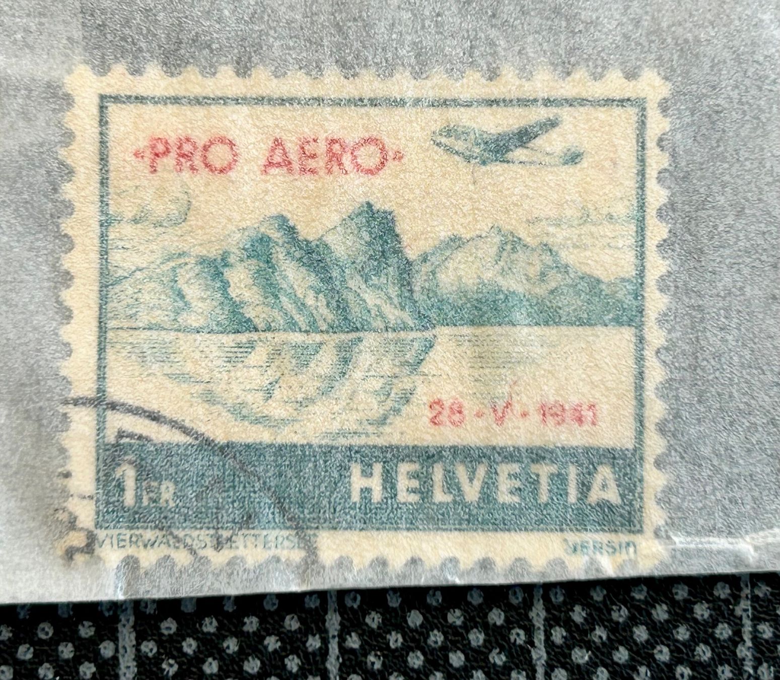 Alle Briefmarken: Flugpost ZNR 35 gest., Schweiz - ungeprüft – Gebraucht aus Braunau von Duczelli