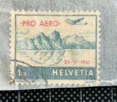 Flugpost ZNR 35 gest., Schweiz - ungeprüft