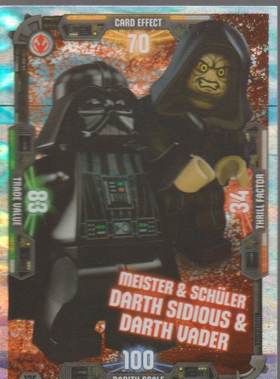 LEGO STAR WARS TRADING CARD SERIE 3 125 DARTH SIDIOUS & DA Kaufen