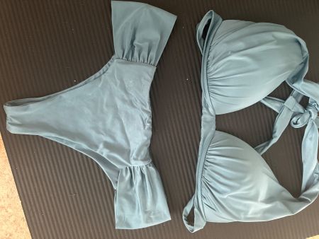 Bikini Oberteil und Unterteil aquamarin Grösse S Neu