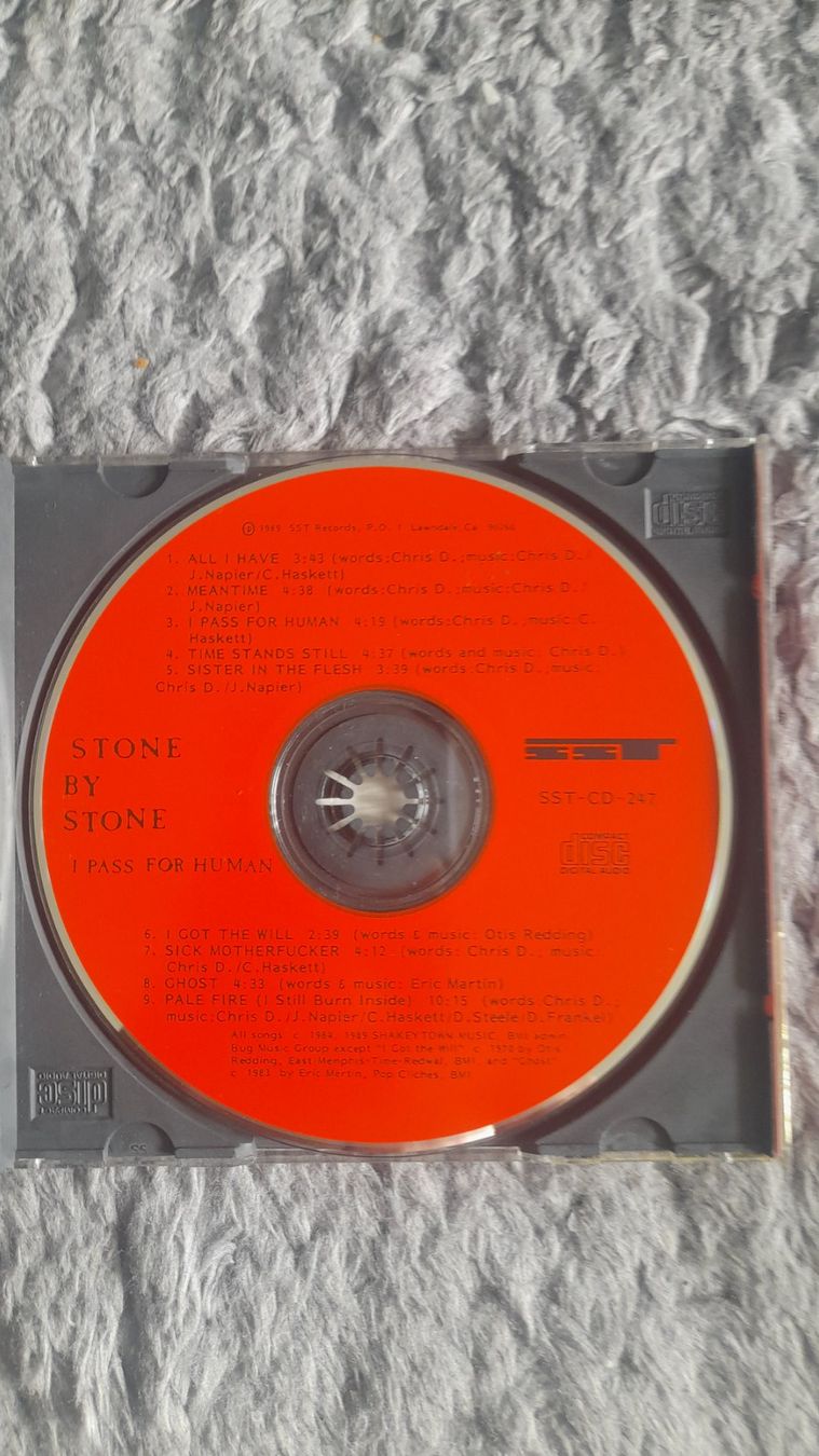 CD: STONE BY STONE     I PASS FOR HUMAN    CD – Usato da Wetzikon ZH venduto da Ramones01 2