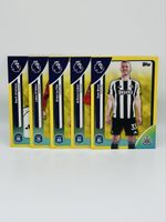 Topps Premier League 2025/26 Lot 5 Yellow Parallel Karten