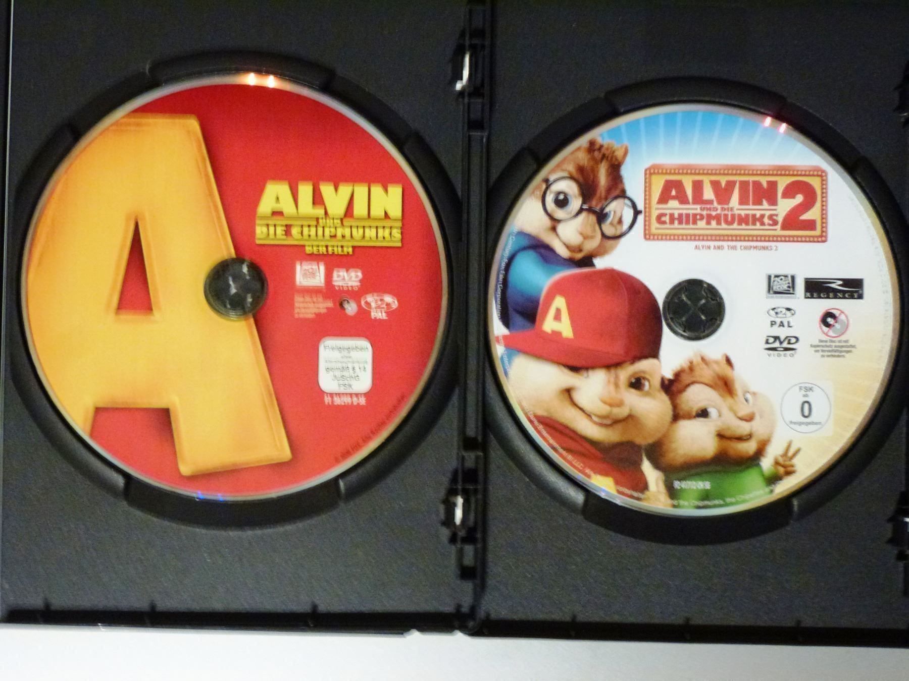 Tutti i DVDs: Alvin und die Chipmunks 1 & 2 2DVD – Nuovo (secondo la descrizione) da Tübach venduto da JamesStone 1