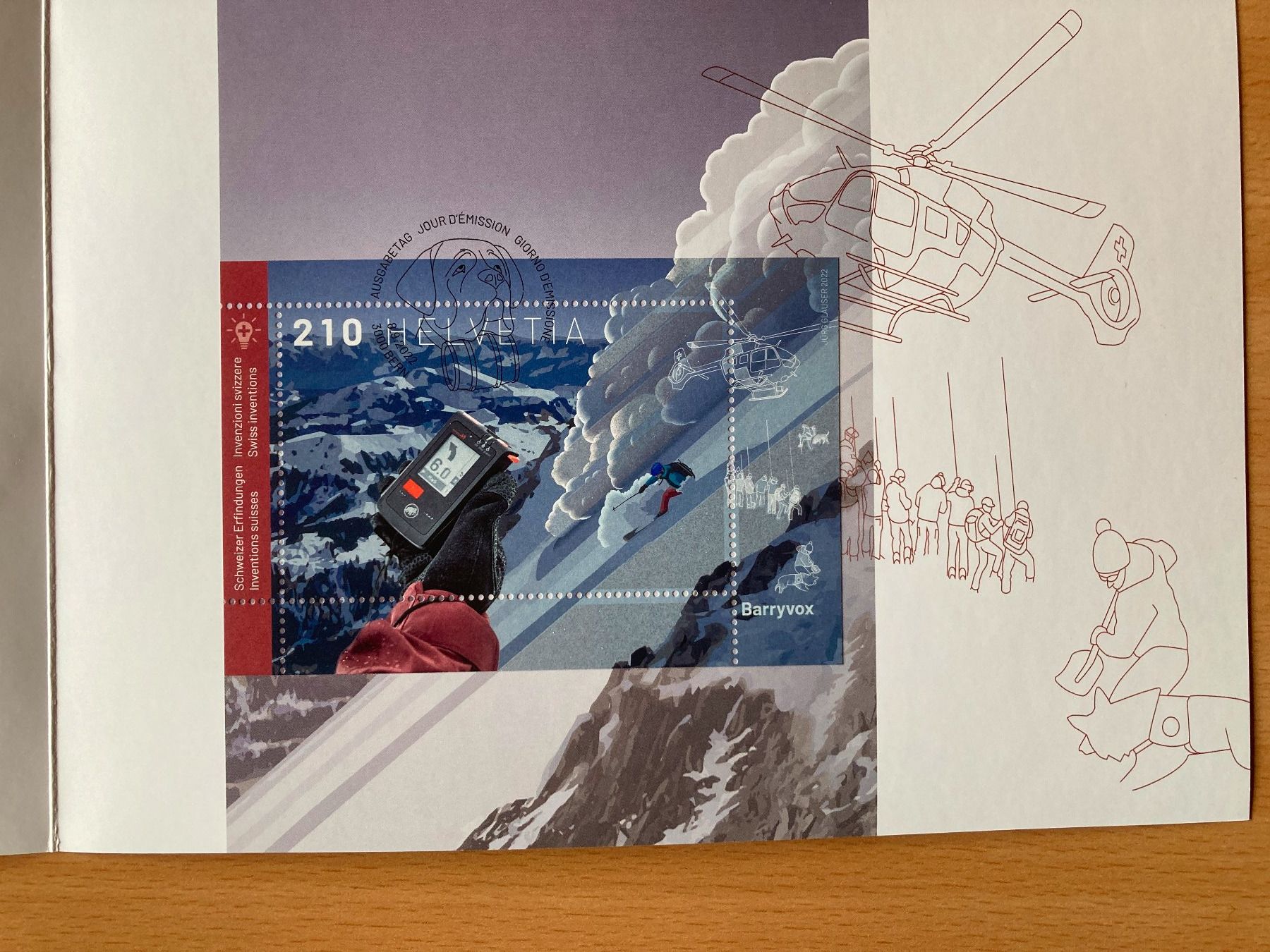 Tutti i francobolli: Sammelfolder mit Barryvox Briefmarke – Nuovo (secondo la descrizione) da Lütisburg venduto da wiesenpippau 3