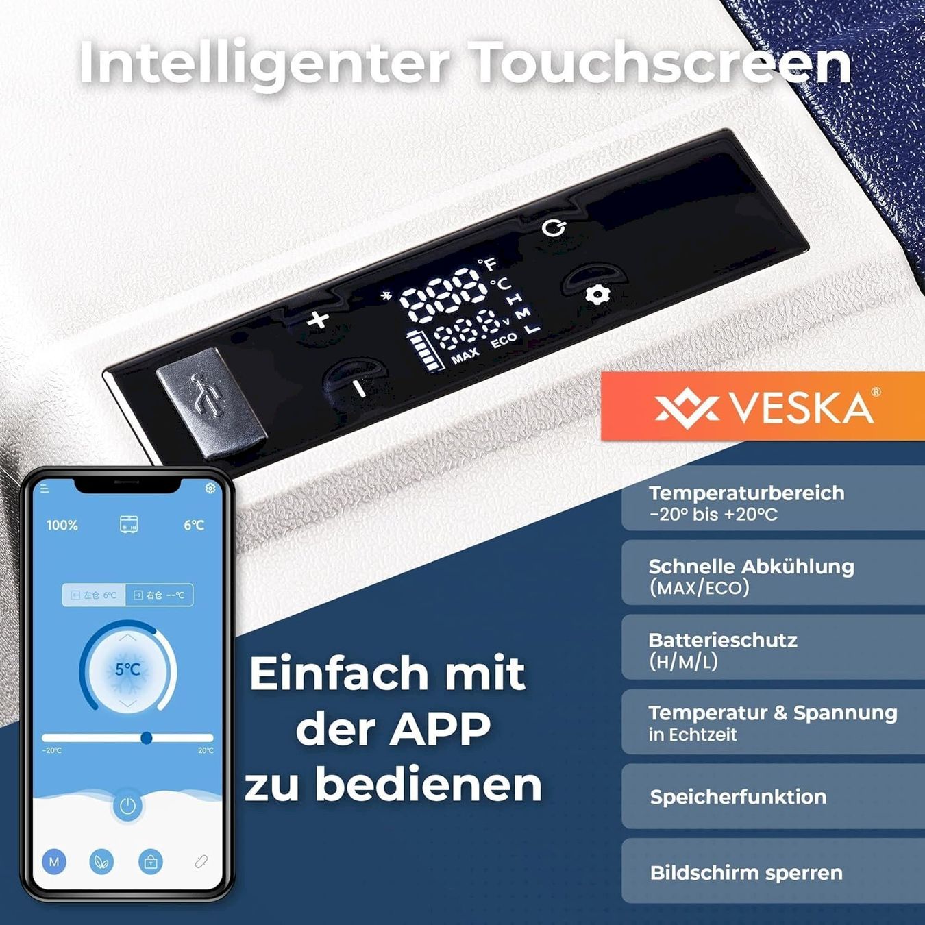 Mobicool Réfrigérateurs et refroidissement: Kompressor Kühlbox 52L BLAU – Neuf avec emballage d'origine à Bottighofen par zaap 2