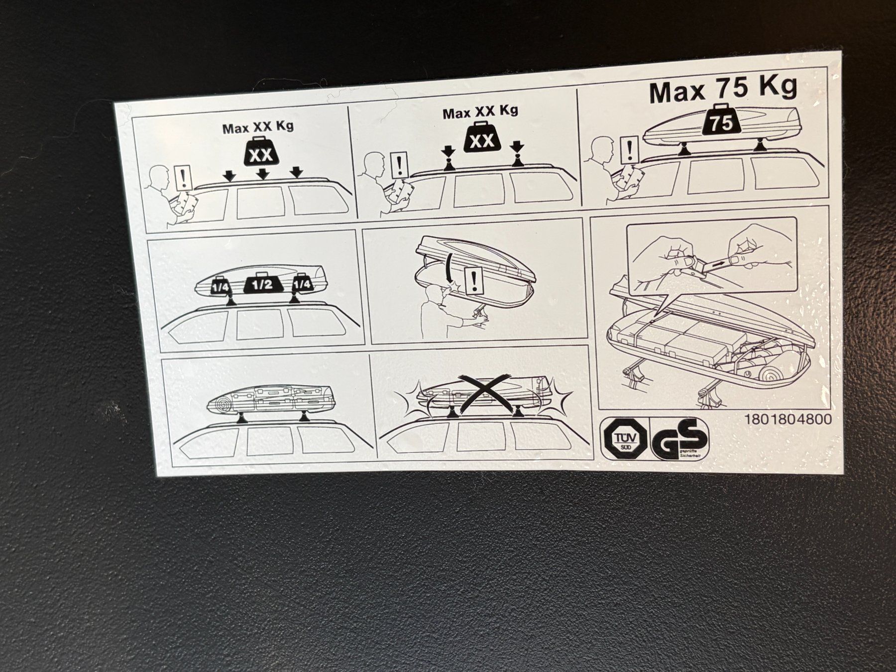 Thule Dachboxen: Thule Motion 600 Dachbox – Gebraucht aus Schmitten FR von staehlio 5