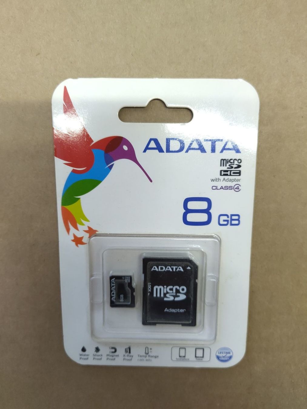 Cartes mémoire: Adata microSD HC Speicherkarte 8 GByte inkl. Adapter – Neuf avec emballage d'origine à Unterkulm par jenswolk