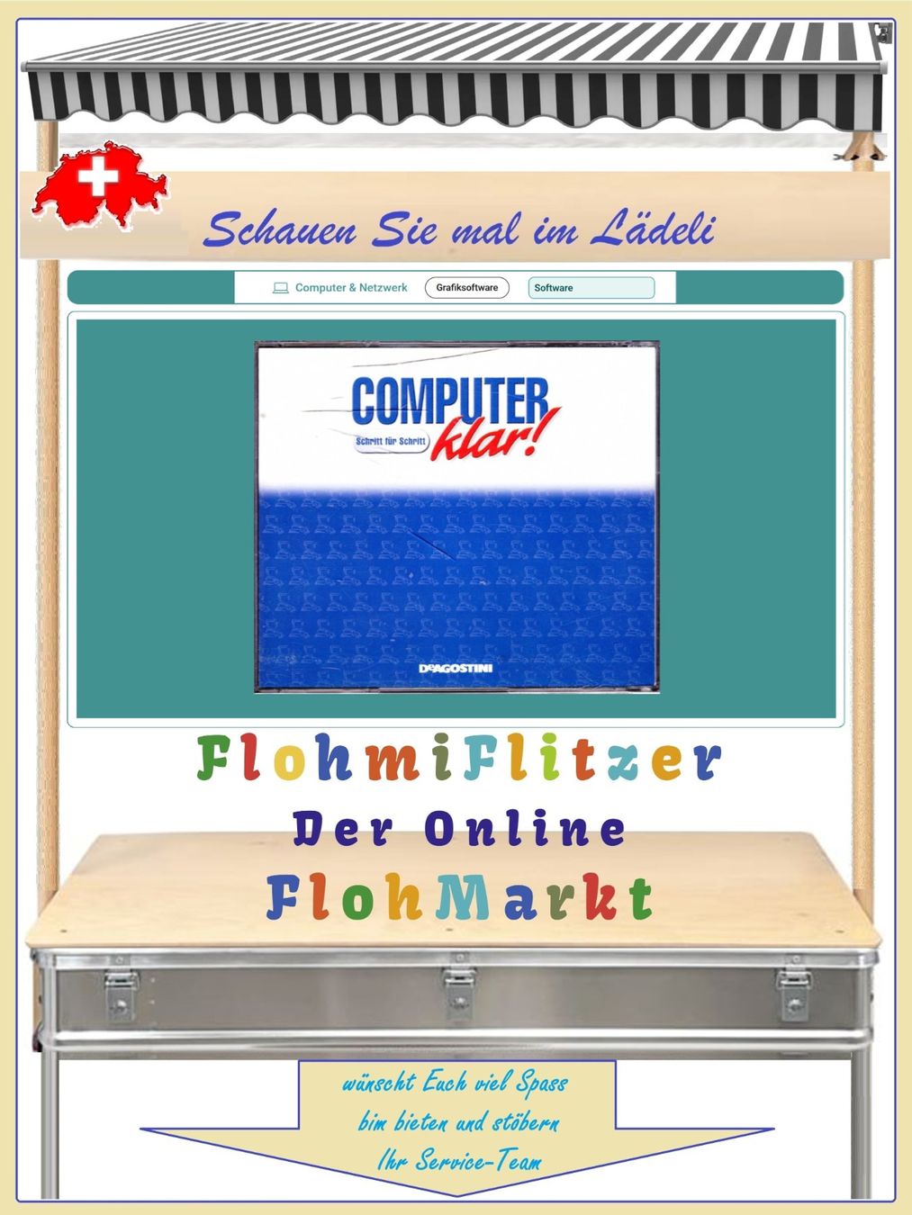 Applications: CD ROM • DeAGUSTINI „COMPUTER klar! E-Mail Postkarten 20” – D'occasion à Münchwilen TG par FDOF_SHOP